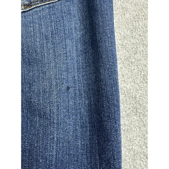 Gap 1969 Jeans Womens 29 Blue Always Skinny Distressed Denim Stretch Mid Rise